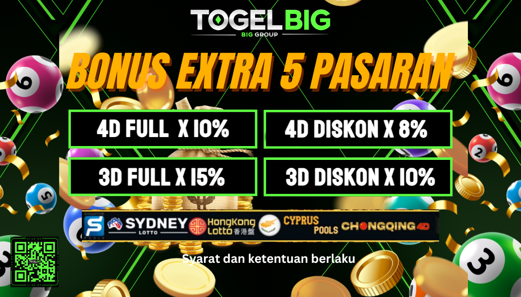 BONUS EXTRA 5 PASARAN TOGELBIG