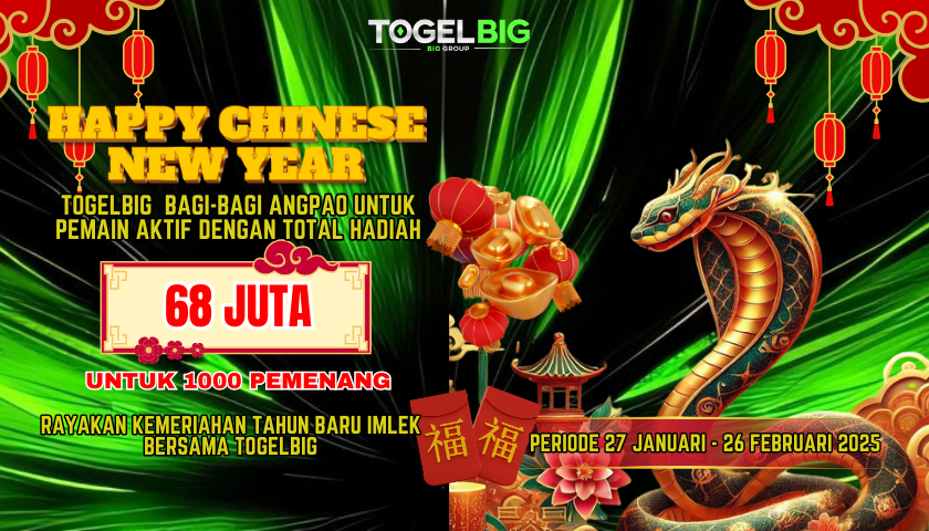 HAPPY CHINESE NEW YEAR TOGELBIG BAGI-BAGI ANGPAO